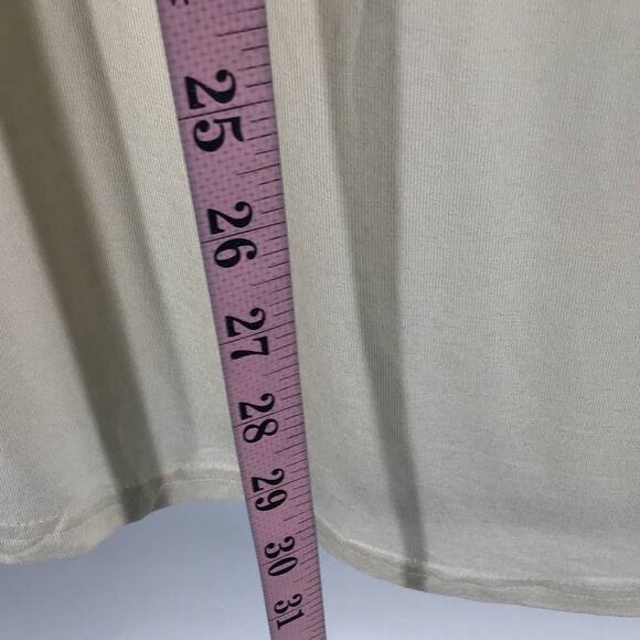 BLOOMCHIC 18-20 2X plus cream knit insert short sleeve tshirt top NWT  B119 - Picture 3 of 6